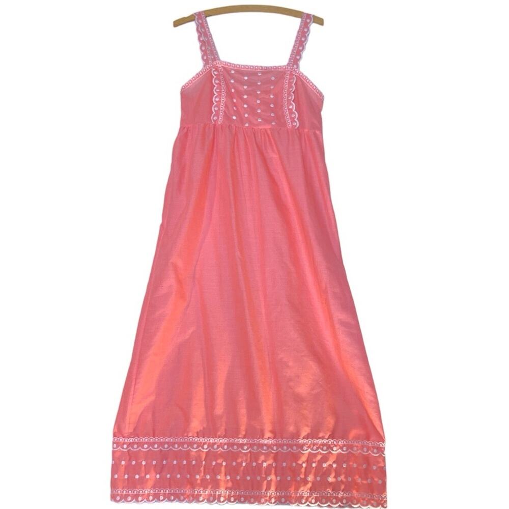Vintage Peach Maxi Sundress